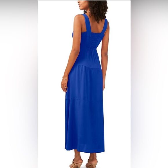 Vince Camuto Square Neck Sleeveless Shift Maxi Dress NWOT - Picture 3 of 6